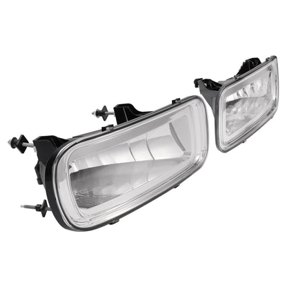 Solid Spare Fog Lights Assembly Clear Lens w/ Bulbs For 04-06 Ford F-150 06 Lincoln Mark LT