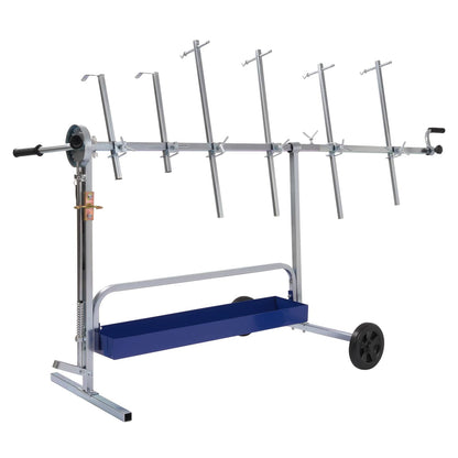 Solid Spare Painting Repair Rack 360° Rotating Paint Stand For Auto Body Door Bumper Hood
