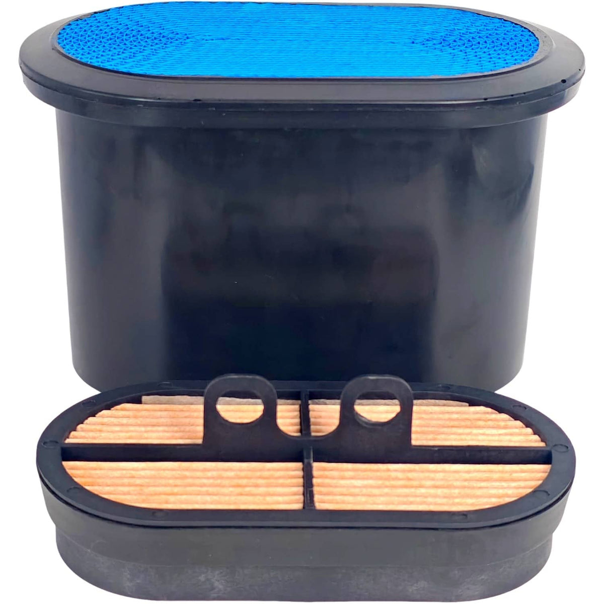 Solid Spare Air Filter Set 87037984 87037985 For New Holland T4000 T4050 T5000 T5030 T5050