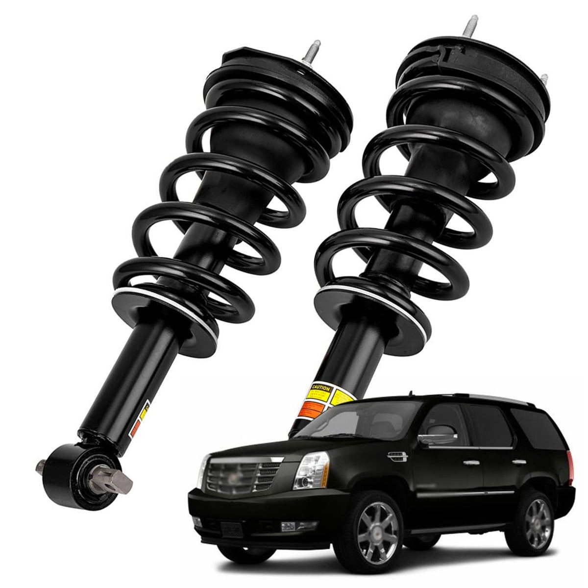 Solidspare 2Pcs Front Shock Struts Assembly For 2007-2014 Cadillac Escalade 15886465