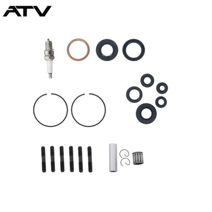 Solidspare For Yamaha 1987-2006 Blaster 200 Cylinder Piston gasket Seal Kit 66mm ATV