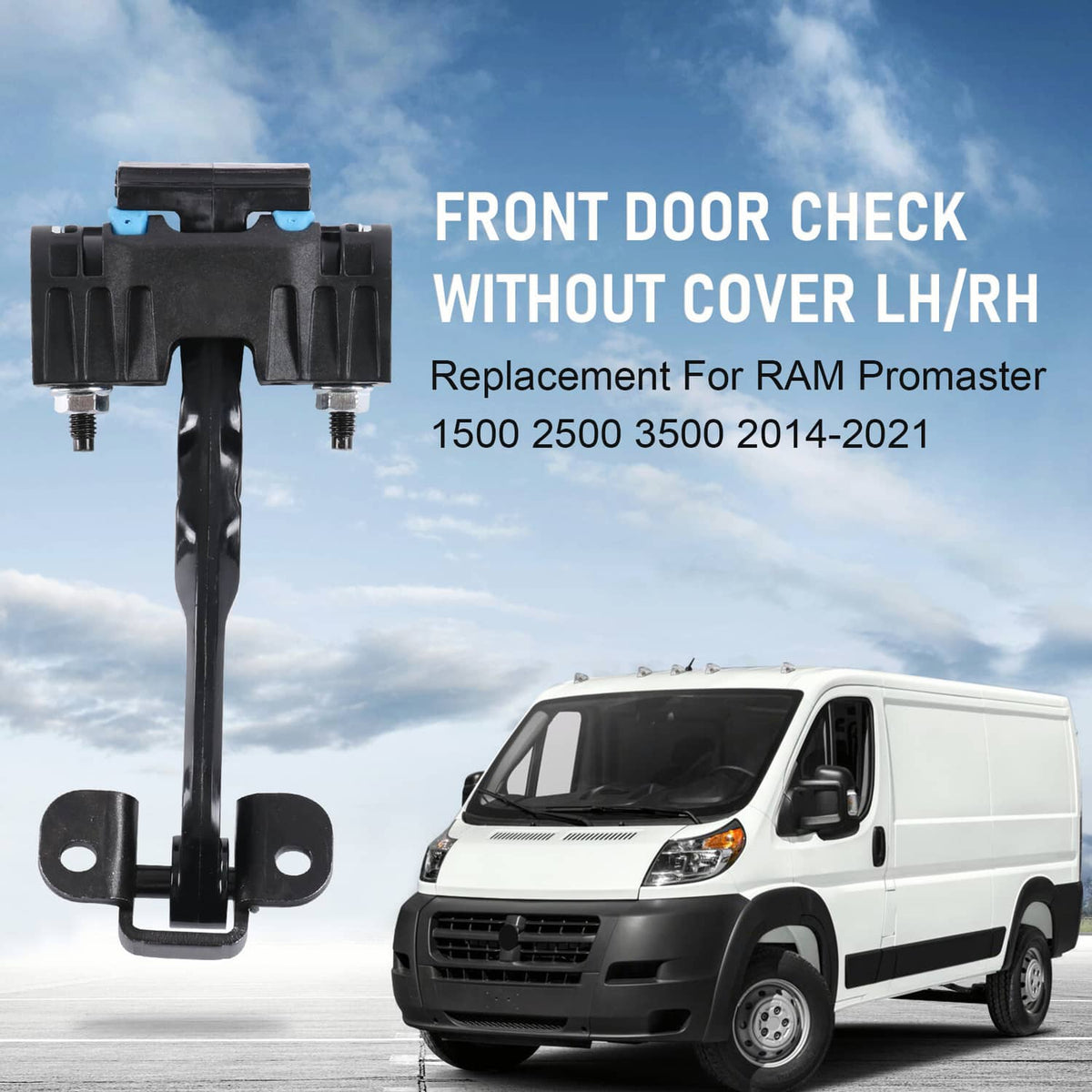 Solidspare Front Door Check Strap Fit For 2014-2020 Ram Promaster 1500 2500 3500 68169379ae