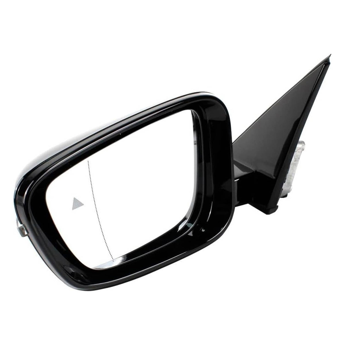 Solidspare Left Driver Side Mirror With Blind Spot Black For 2019-2023 BMW 320i 330i 330e