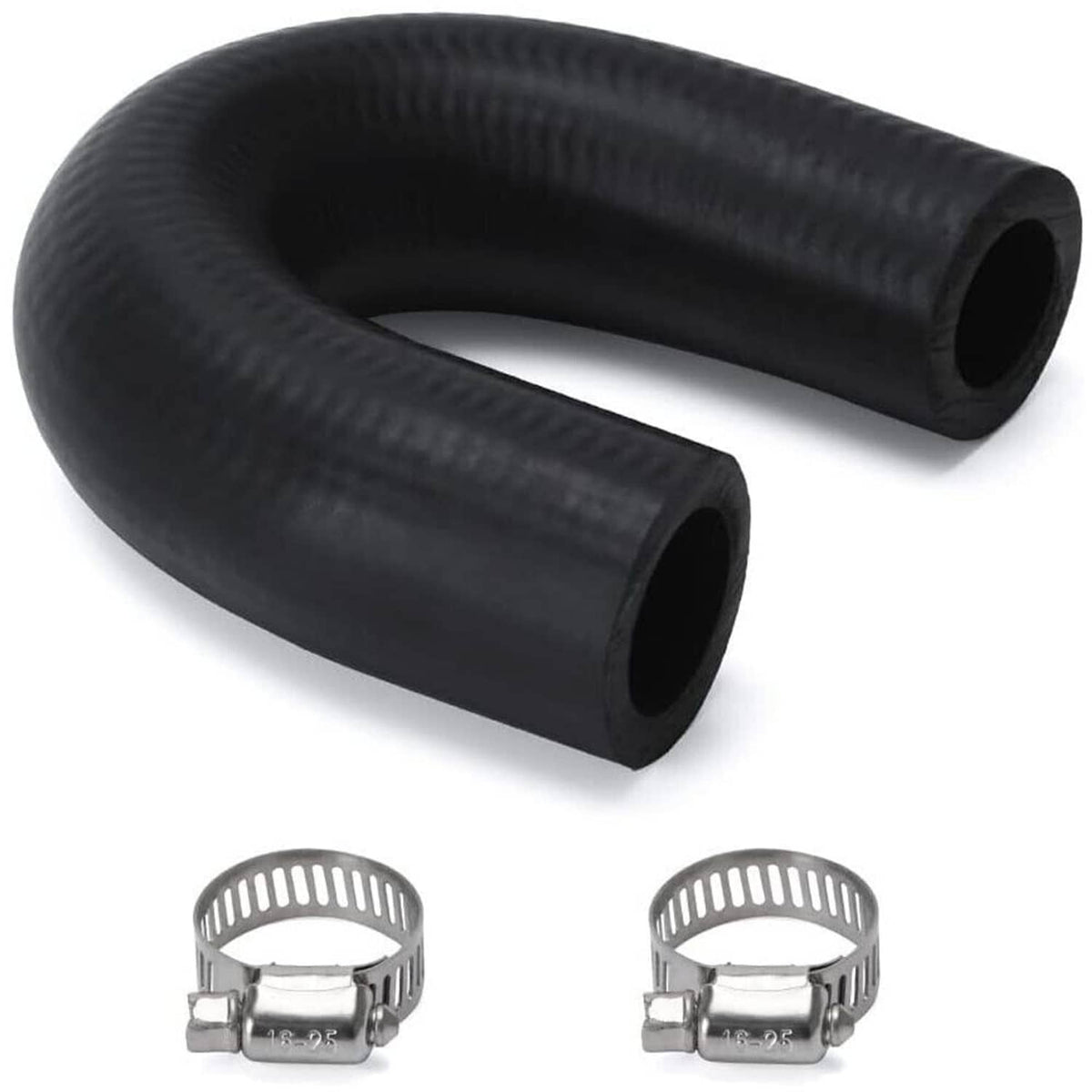 Solidspare LS Heater Core Bypass Delete Hose Coolant Crossover w/ Clamps For Chevy Pontiac