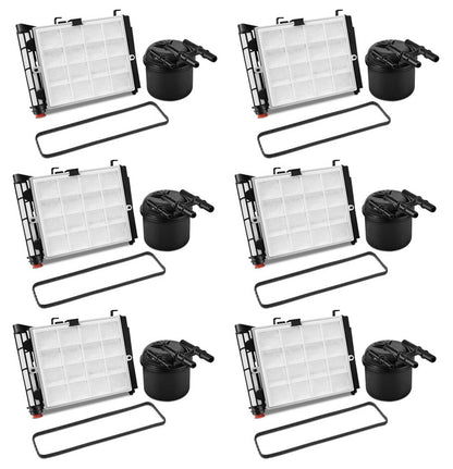 Solidspare 6Pcs Fuel/Water Filter Kit For 6.7L Ford Powerstroke 2017-20 FD4625 HC3Z-9N184-C