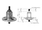 3 SPINDLE ASSY FOR JOHN DEERE GY20592 GY20867 GY21099 LA150 LA175 G110 190C 54"