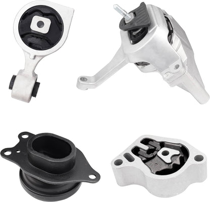 Solidspare New Engine Motor Transmission Mount Kit For Nissan Altima 07-15 L4 2.5L Auto CVT