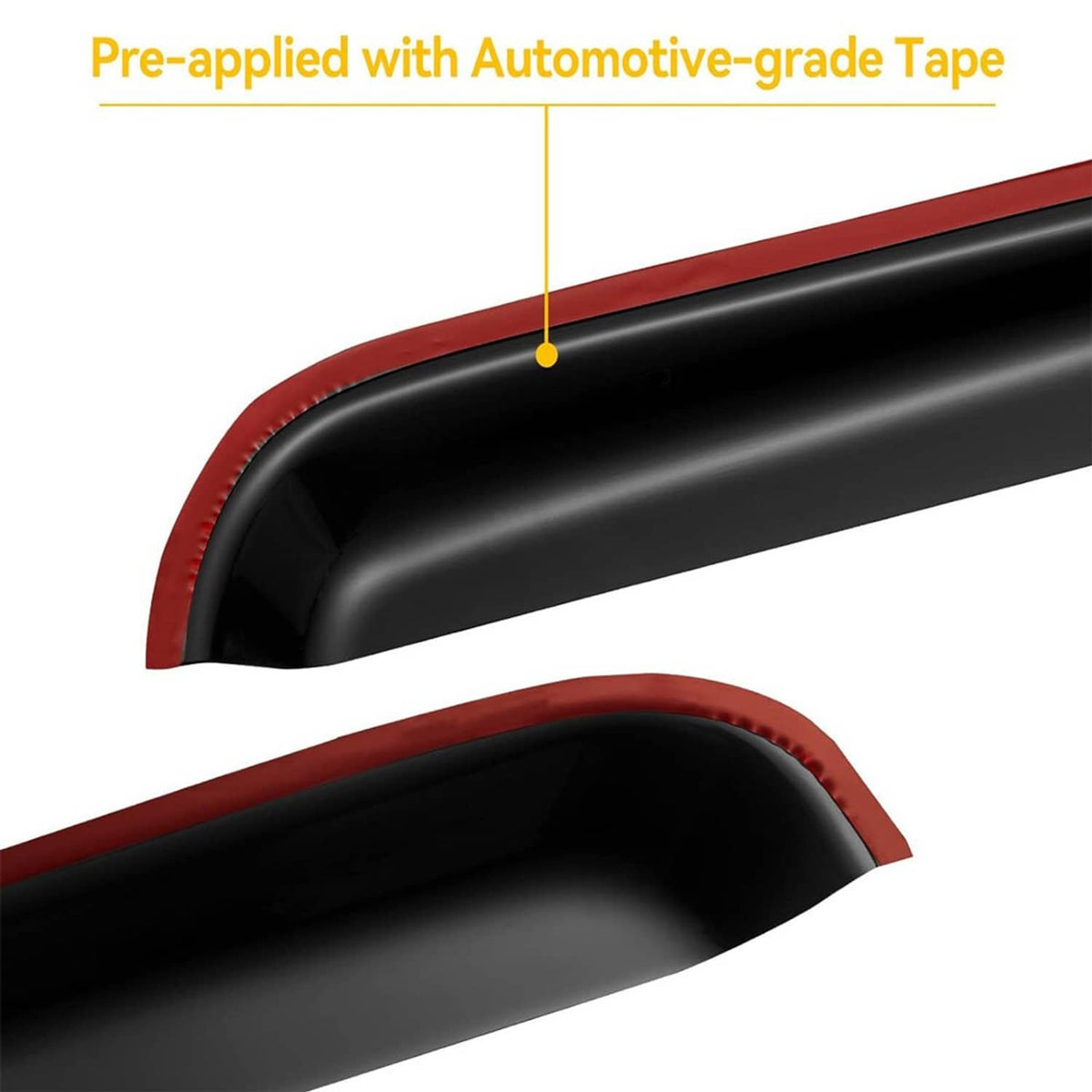 Solidspare Window Visors Rain Sun Guard for 99-06 Chevy Silverado GMC Sierra Extended Cab
