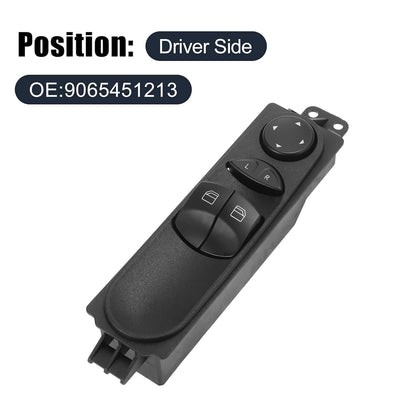 Solid Spare Power Window Switches Front Driver Left Side for MB Mercedes Van Sprinter Hand