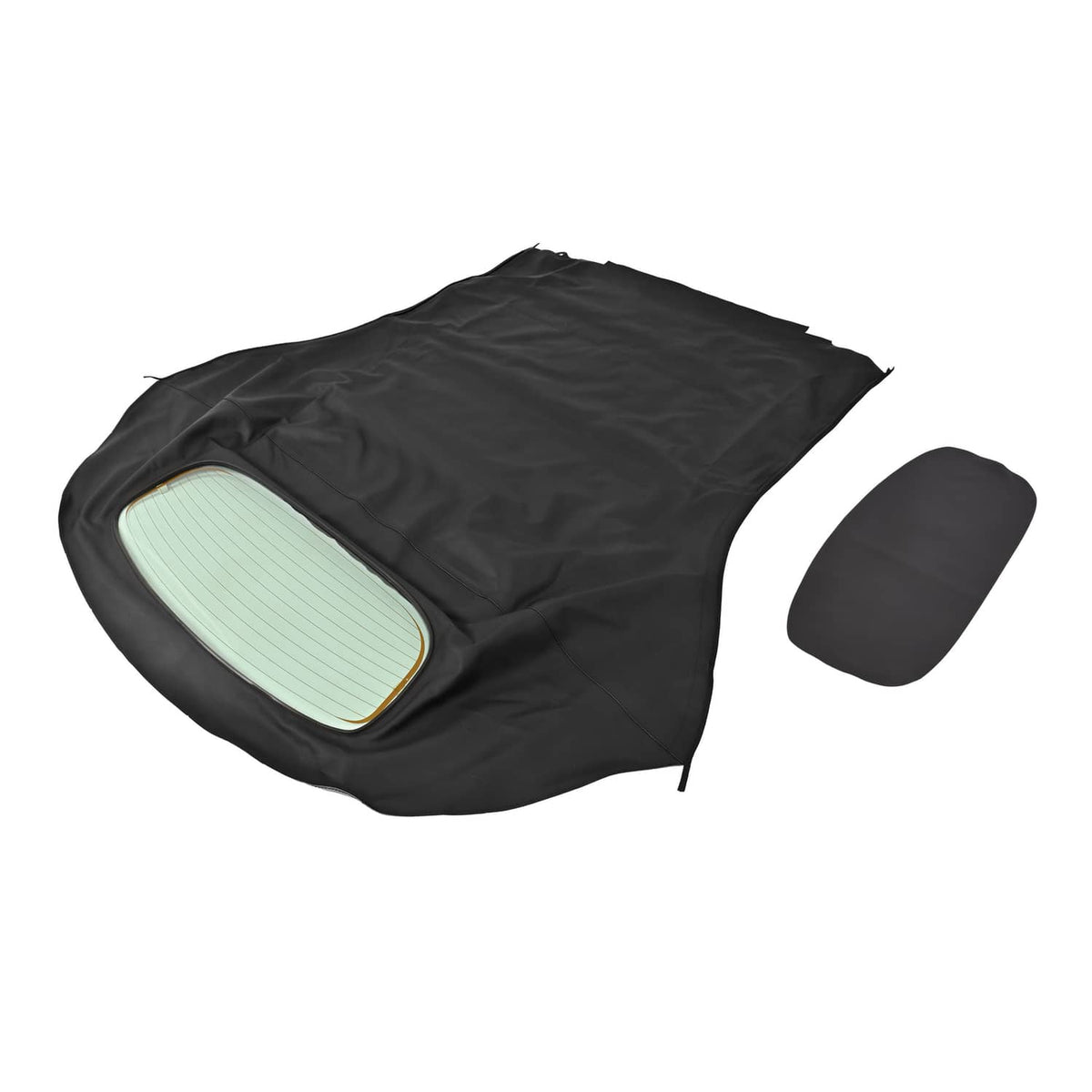 Solid Spare Fit Toyota Solara 2004-2009 08 Convertible Top & Glass Window BLACK TWILL VINYL