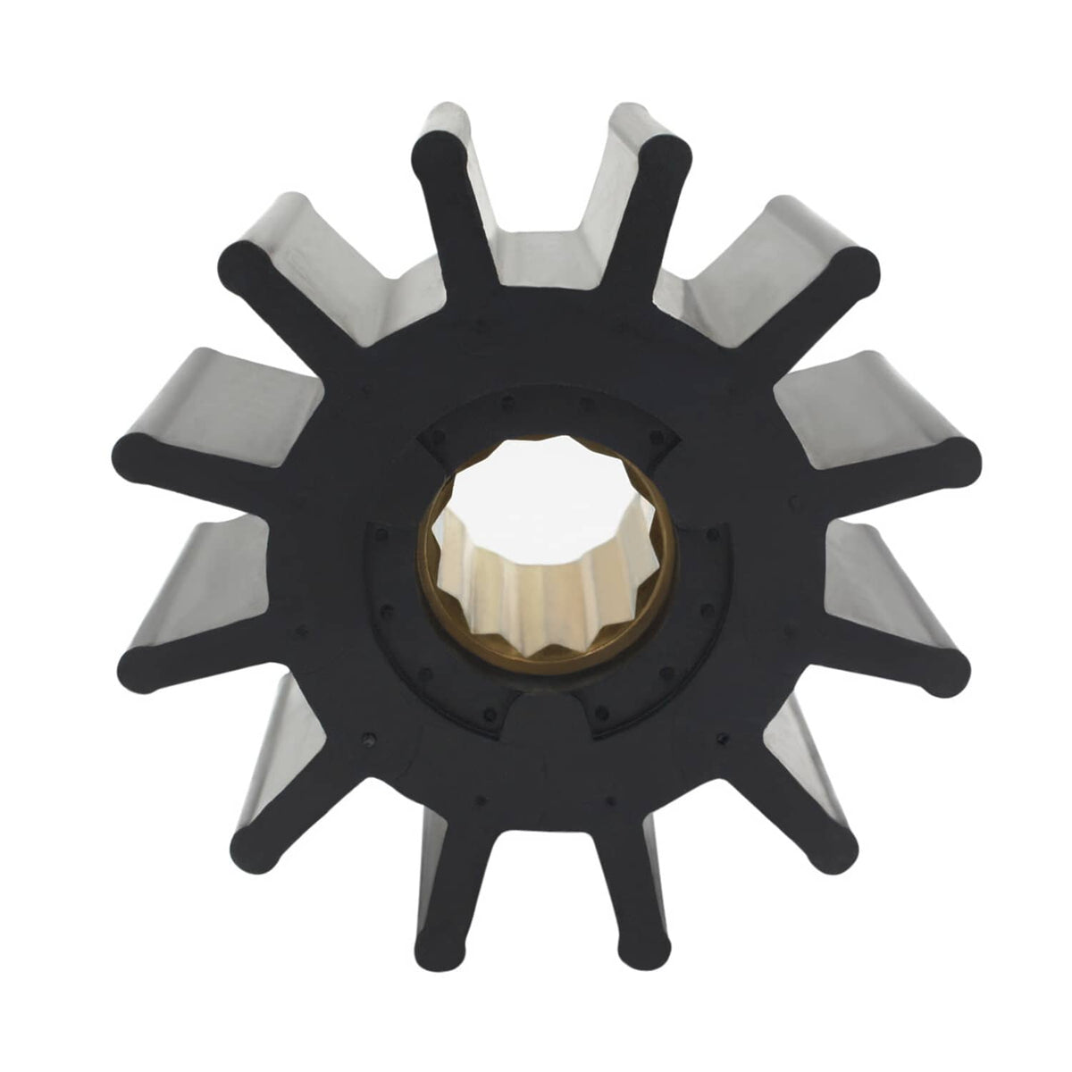 Solid Spare Raw Sea Water Pump Impeller Replaces Jabsco 17935-0001-P Caterpillar