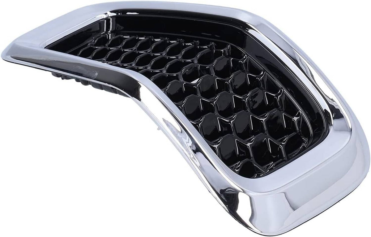 Solidspare 7x Chrome Front Bumper Grille Insert Honeycomb Mesh For 2014-2018 Jeep Cherokee