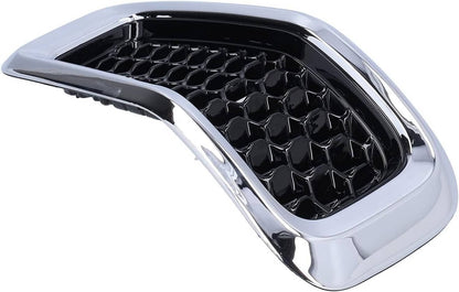 Solidspare 7x Chrome Front Bumper Grille Insert Honeycomb Mesh For 2014-2018 Jeep Cherokee