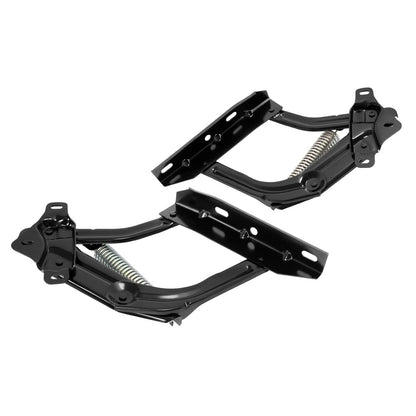 Solid Spare Hood Hinges Pair LH+RH For 1973-1979 Ford F100 F150 F250 F350 Bronco w/ Spring