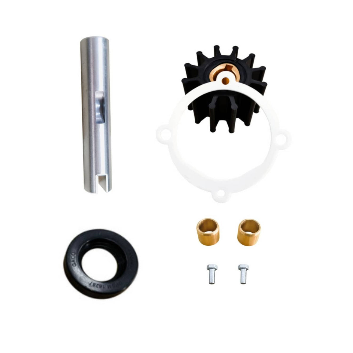 Solid Spare Volvo Penta 875574 Water Pump Repair Kit w/ Impeller Replaces 18-3205 875575
