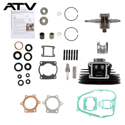 Solidspare Piston Cylinder Crank Motor Rebuild FOR Yamaha Blaster 200 66 Gasket Seal Kit