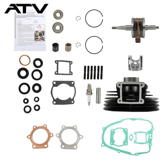 Solidspare Piston Cylinder Crank Motor Rebuild FOR Yamaha Blaster 200 66 Gasket Seal Kit