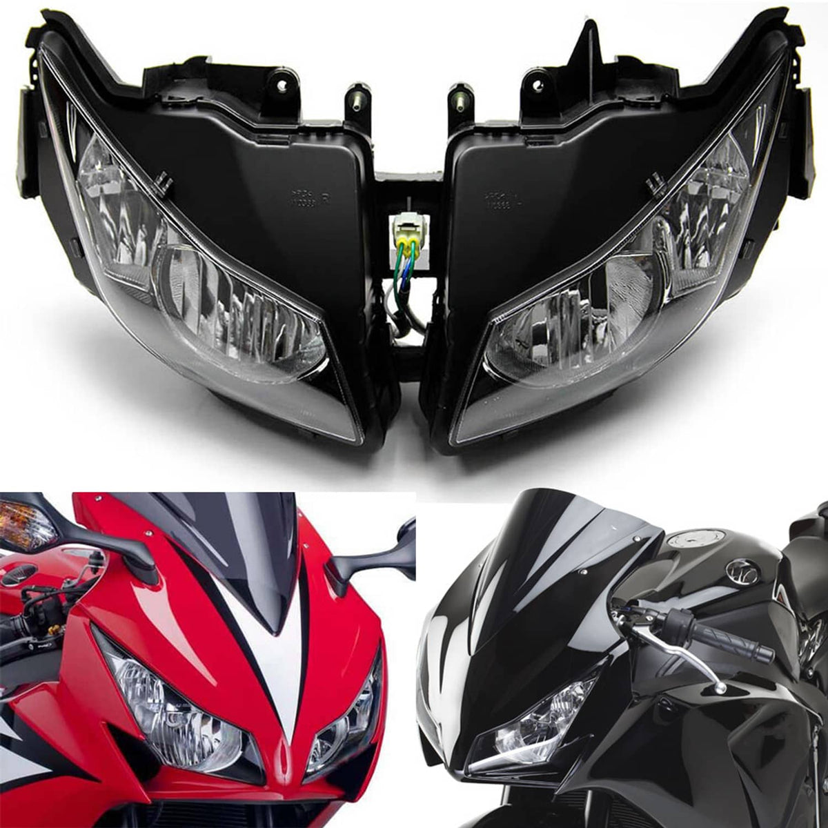Solidspare Front Headlight Headlamp Assembly For Honda CBR1000RR 2012 2013 2014 2015 2016