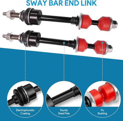 Solidspare Front Stabilizer Bar Kit & K80894 Sway Bar Front Sway Bar & Links 55398938AC