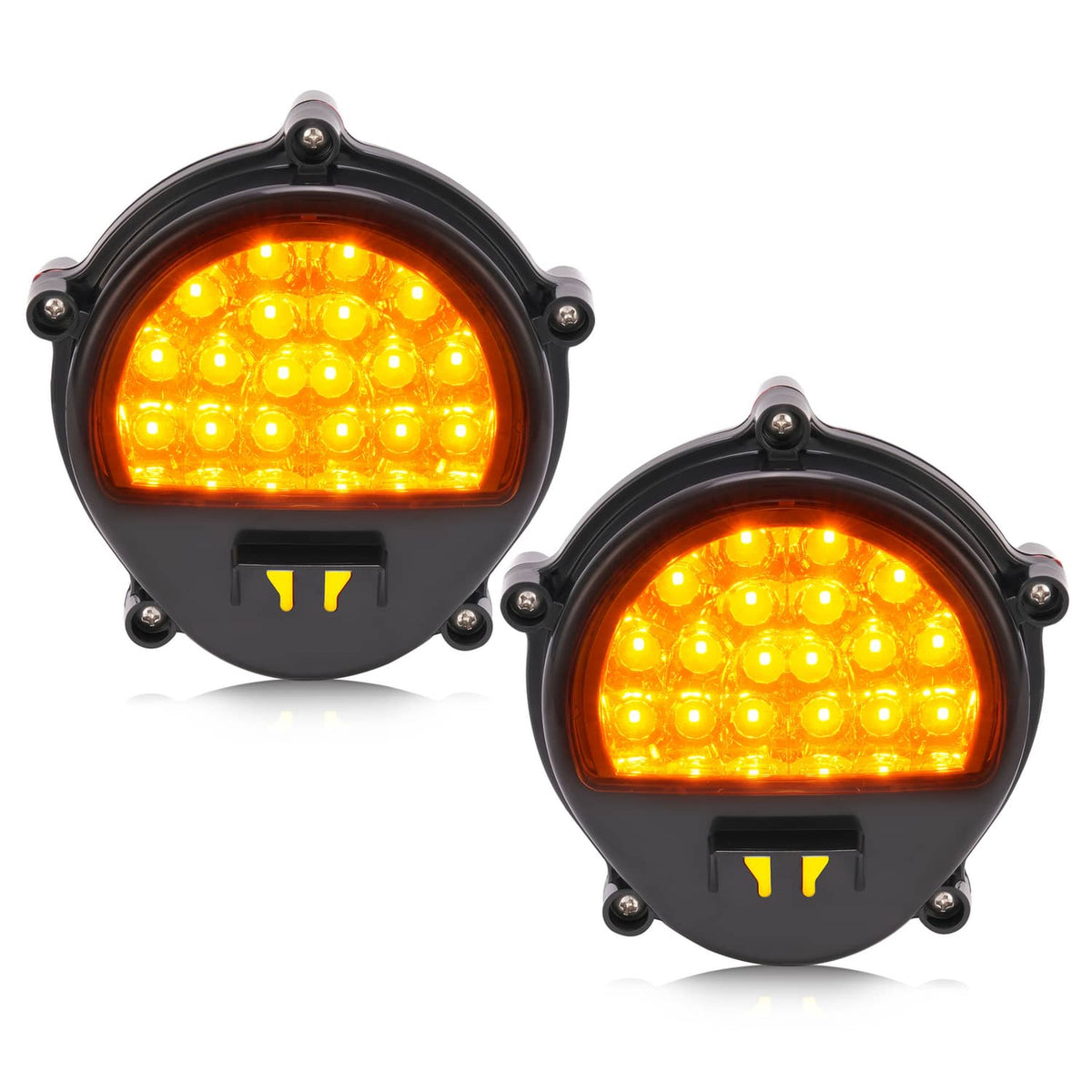 Solid Spare LED Brake Lights For Humvee M35 M998 LH+RH Side Turn Signal Lamps 4 PCS