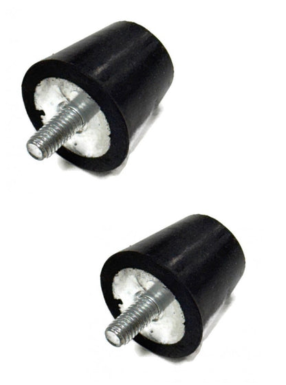 (2) 3/4" Stud 5/16-18 Suspension Rubber Bump Stops Axle Snubbers Jounce Bumpers