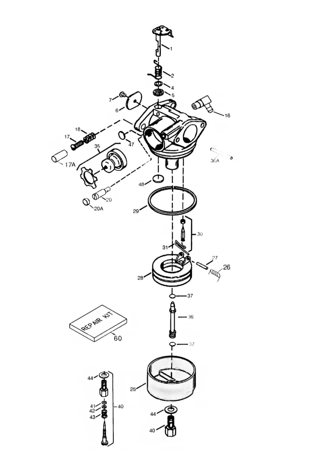 Solid Spare (15 pack) #632547 Tecumseh Carburetor Emulsion Tube O-Ring(Replacement)