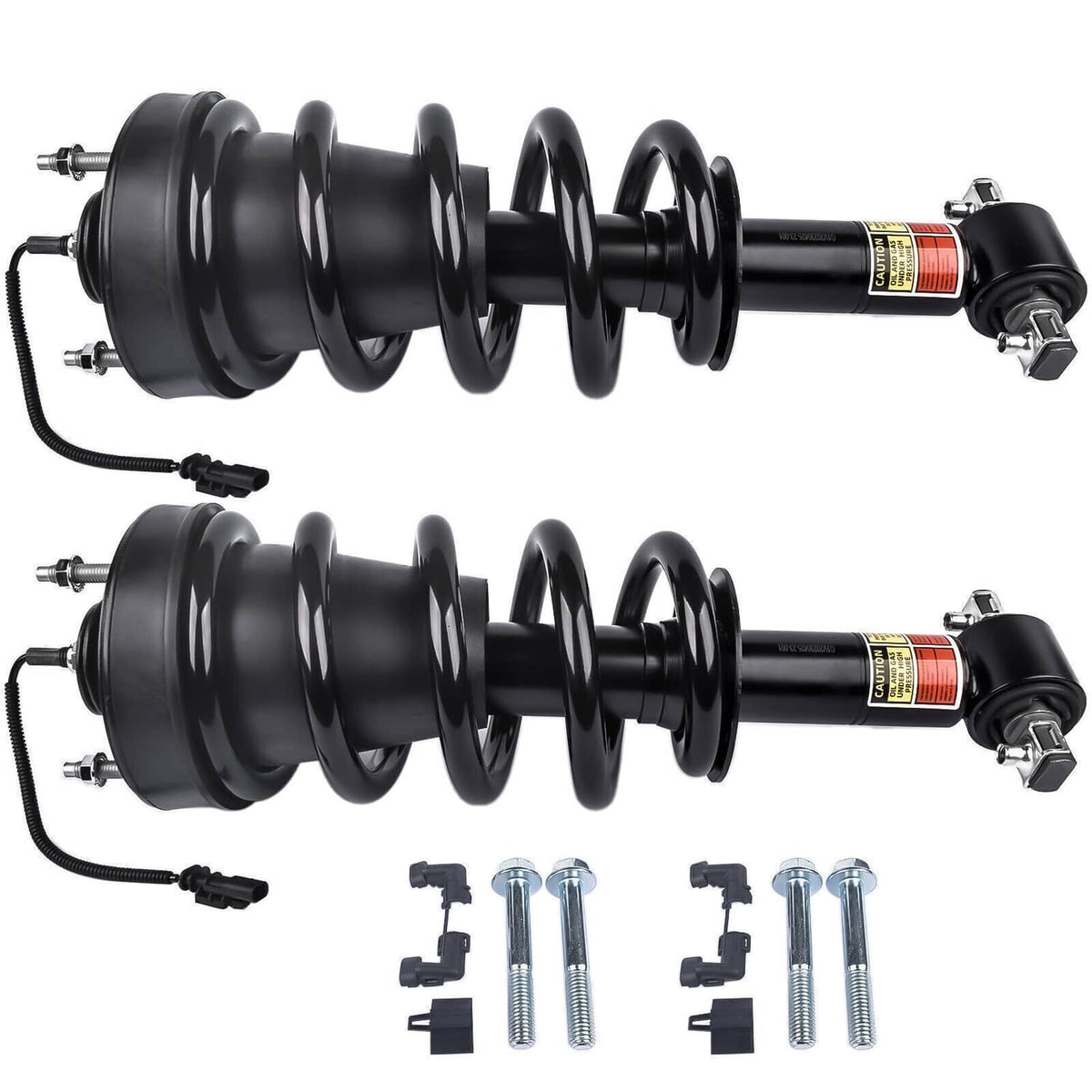 Solidspare FRONT Strut Assy + REAR shock Absorber for 2015-20 Escalade Suburban Tahoe Yukon