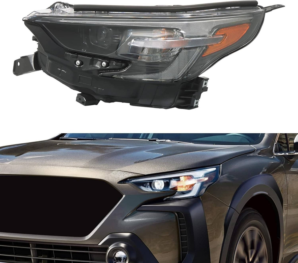 Solidspare Pair For 2023-2025 Subaru Legacy Outback 23-25 LED Headlights W/ AFS Left+Right