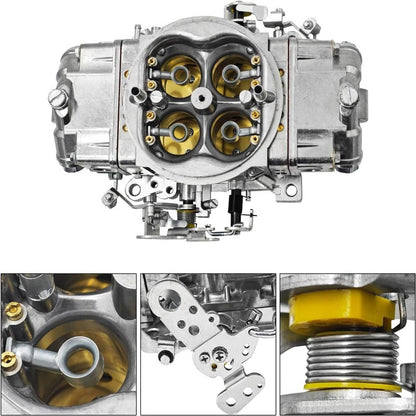 Solidspare BR-67201 850CFM 4 Barrel Carburetor Double Pumper Mechanical Performance Race