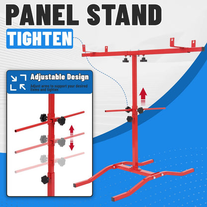Solid Spare Adjustable T-Bar Spray Painting Stand for Bumpers Fenders Auto Body Repair Tool