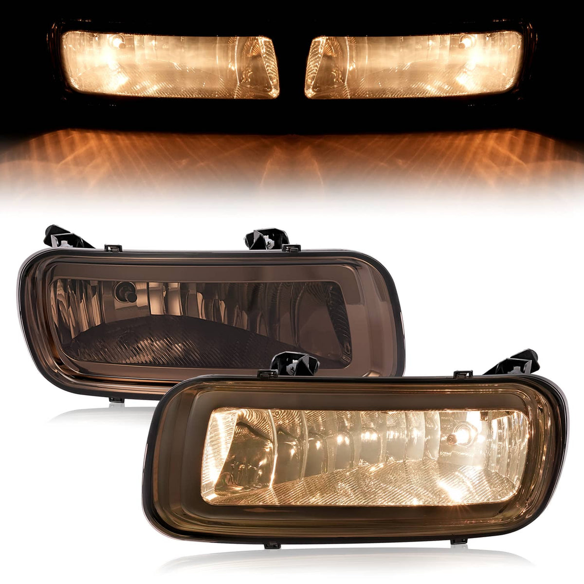 Solid Spare For Ford F150 2004-2005 2006/ 2006 Lincoln Mark LT Bumper Fog Light W/Bulb LH&RH