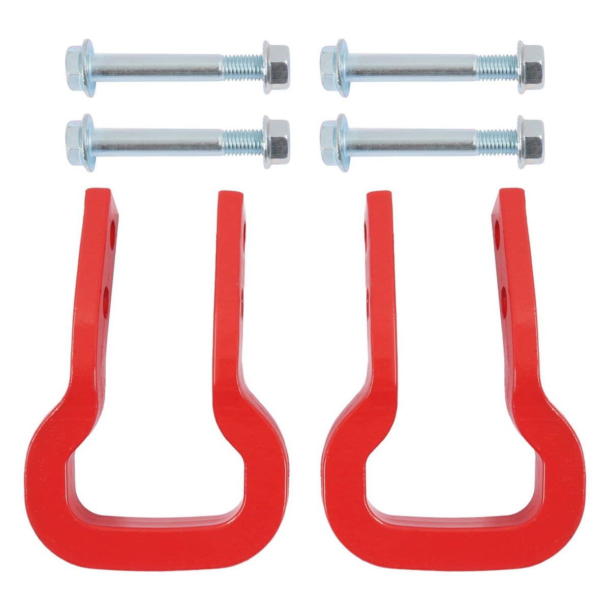 Solid Spare Pair Red Tow Hook Kit 85137122 For Chevrolet Colorado 23-24 26 GMC Canyon 23-26