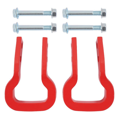 Solid Spare Pair Red Tow Hook Kit 85137122 For Chevrolet Colorado 23-24 26 GMC Canyon 23-26