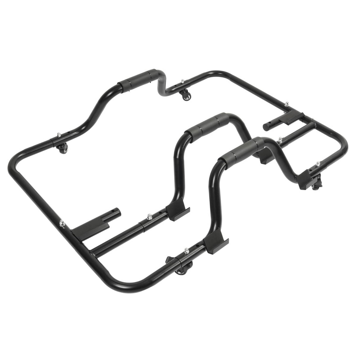 Solid Spare Hardtop Storage Rack For Jeep Wrangler CJ-7 YJ TJ JK JL 1976-2025 Powder Coated