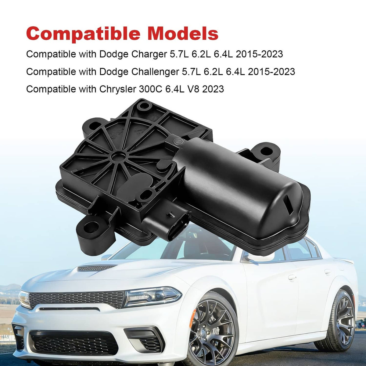 Solidspare Active Exhaust Valve Actuator Fit 2015-2022 Dodge Charger 5.7L 68505881AA