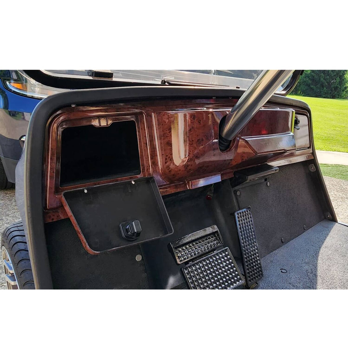 Solidspare For Yamaha G14 G16 G19 G22 Golf Cart Wood Grain Dash Assembly DashBoard Kit
