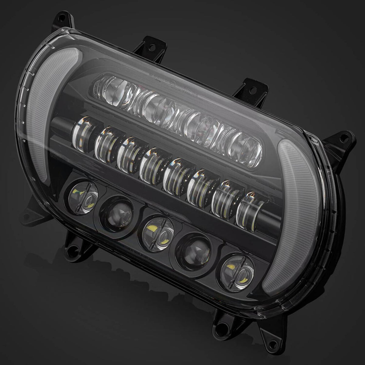 Solidspare Plug&Play For Harley Road Glide 2015-2024 LED Headlight DRL with High/Low Beam