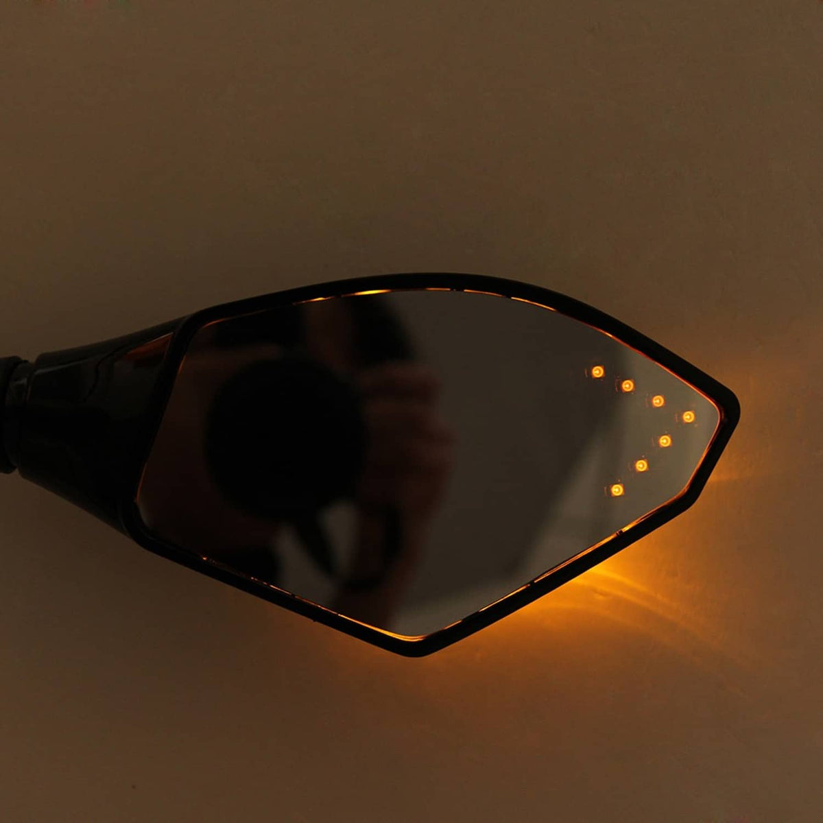 Solidspare LED Turn Signal Rear View Mirrors Fit For Honda CBR 600RR 1000RR 500R 300R 250R