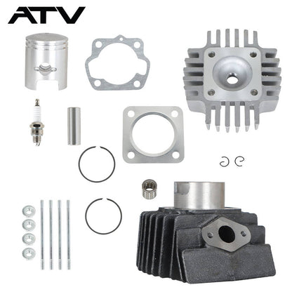 Solidspare For Suzuki LT50 LT 50 QuadRunner Cylinder Head Piston New Top End Rebuild Kit