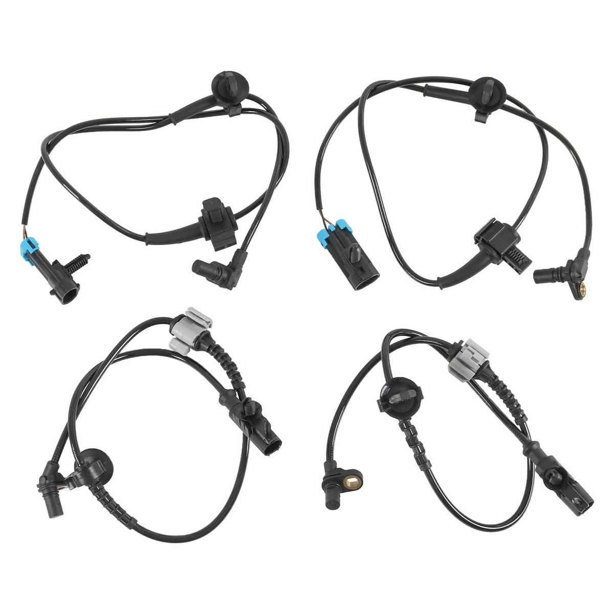 Solidspare 4x Front & Rear ABS Wheel Speed Sensor for Chevy Silverado 1500 GMC Sierra 1500