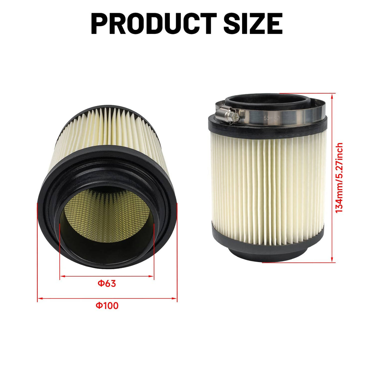 Solidspare 1262218 Air Filter For Polaris Ranger XP 1000 NSTR 2017 2018 2019 2020-2026