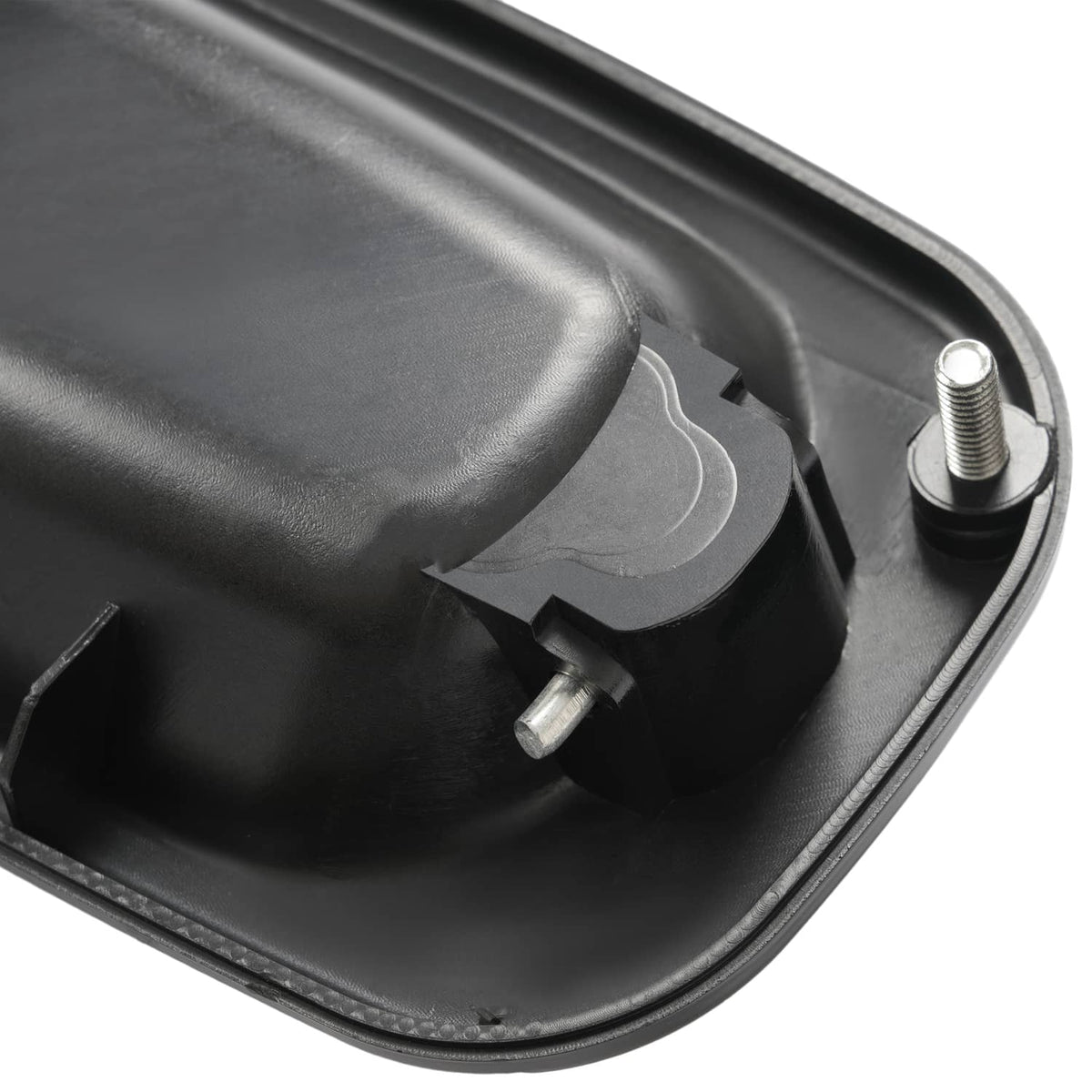 Solid Spare Door Handle Set For Chevy Silverado 1500 1999-2006 Smooth Black Front Outer 2PCS