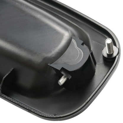 Solid Spare Door Handle Set For Chevy Silverado 1500 1999-2006 Smooth Black Front Outer 2PCS