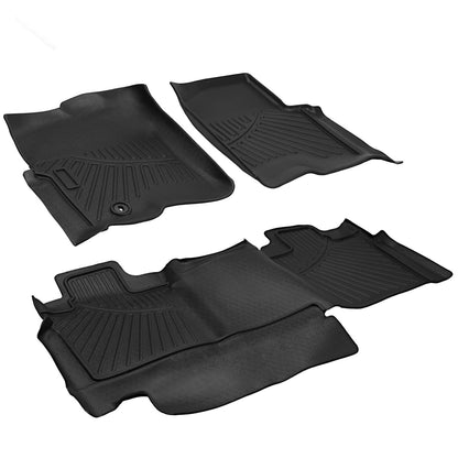 Solidspare For 2004 2005 2006 2007 2008 Ford F-150 Super Crew Cab New TPE Floor Mats Liners