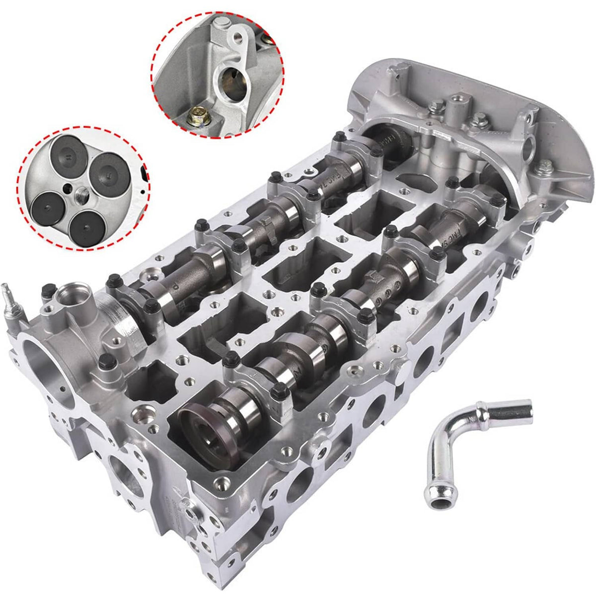 Solidspare Turbo Cylinder Head Assembly For Ford Escape Fiesta Fusion Transit Connect 1.6L