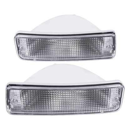 Solid Spare 2X Clear Signal Bumper Lights For Toyota Pick-Up Truck 2WD 92-95 #8152089134