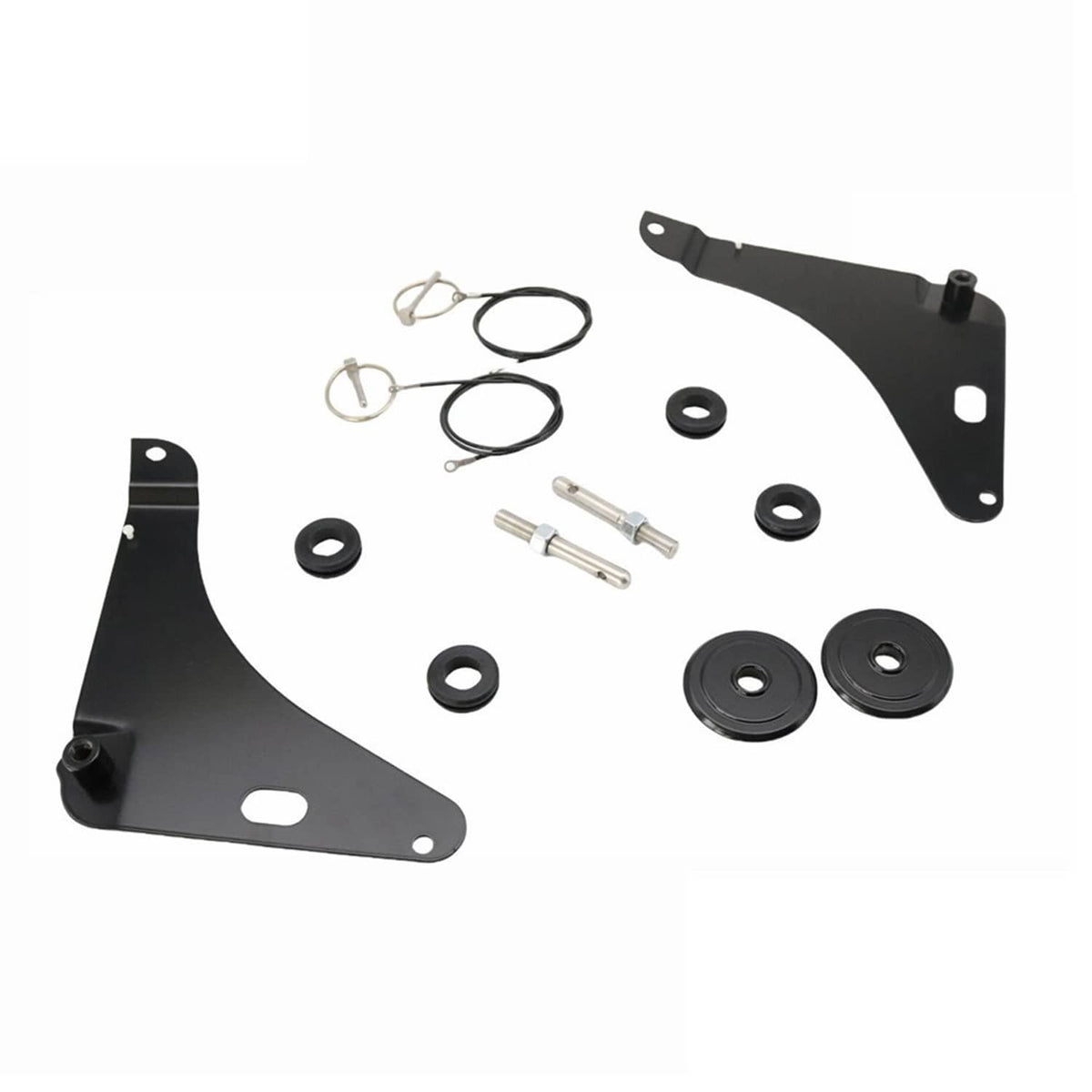 Solidspare Black Hood Pin Pins 82214260AC For 2008-2023 Dodge Challenger Kit Stainless