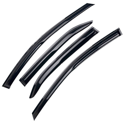 Solidspare New For 18-24 8th Gen Toyota Camry JDM 3D Mugen Style Window Visors Rain Guards