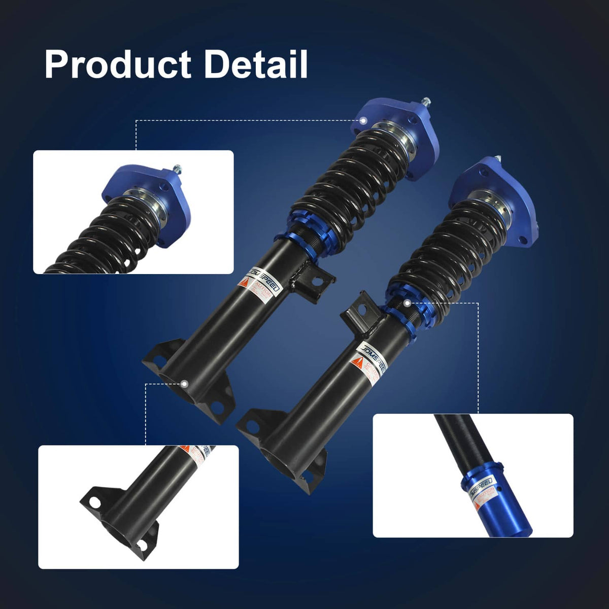 Solidspare Coilovers Struts Shocks For 2008-2014 Mercedes-Benz C-Class W204 C200 C250 C350