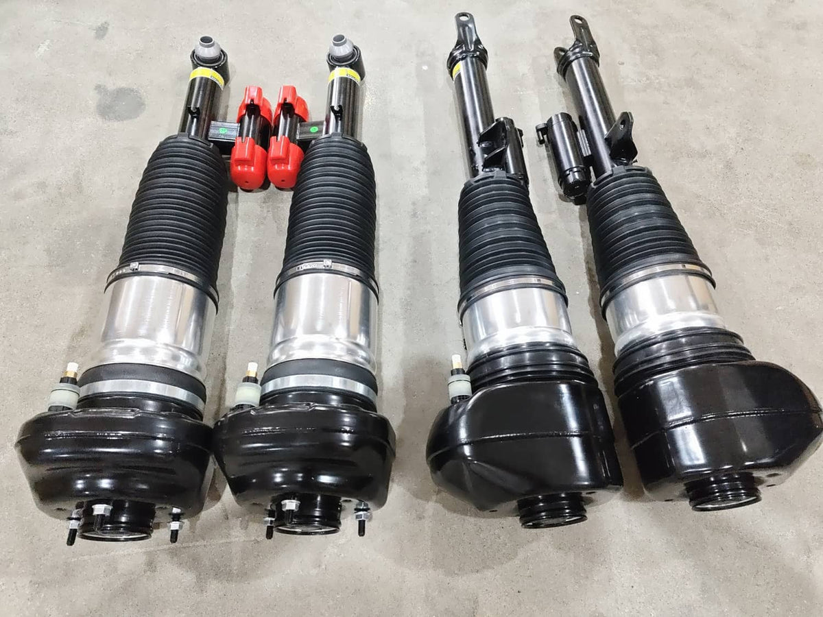 Solidspare 4Pcs Front Rear Air Suspension Struts For 16-20 BMW G11 G12 740i 750i 750Li RWD